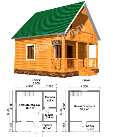 Дома из бруса под ключ проекты и цены | Строительство домов из бруса